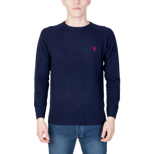 U.S. POLO ASSN. T-Shirt aus blauer Wolle