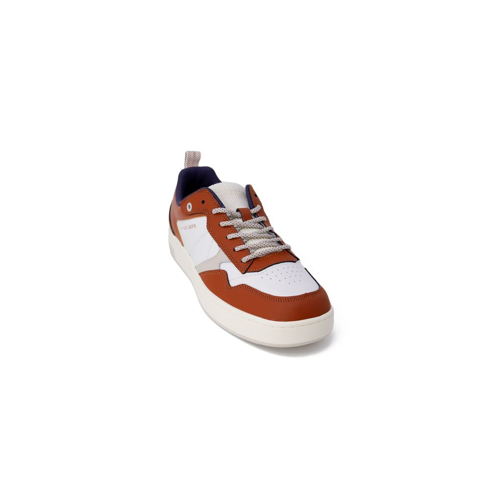 Calvin Klein Jeans Brauner Leder-Sneaker