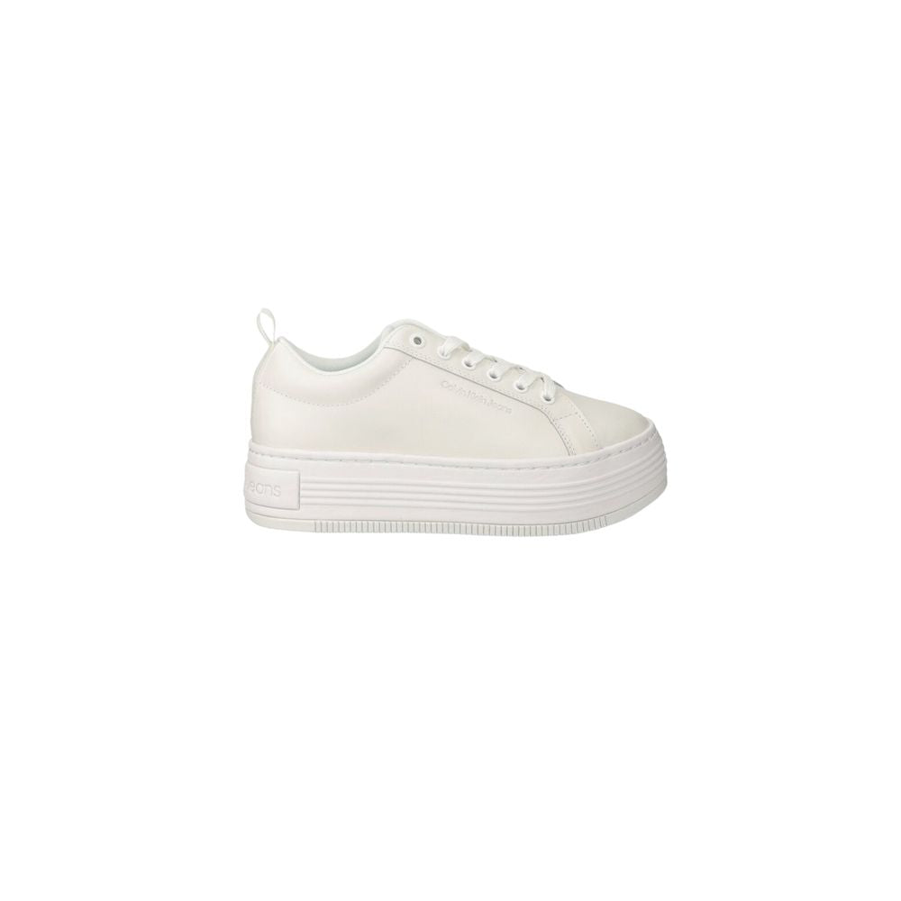 Calvin Klein Jeans Weißes Leder Sneaker