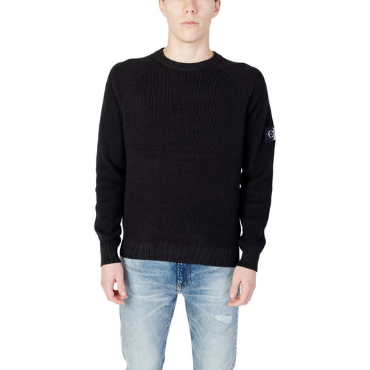 Calvin Klein Jeans Schwarzer Baumwollpullover