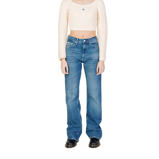 Calvin Klein Jeans Blaue Baumwolljeans & Hose