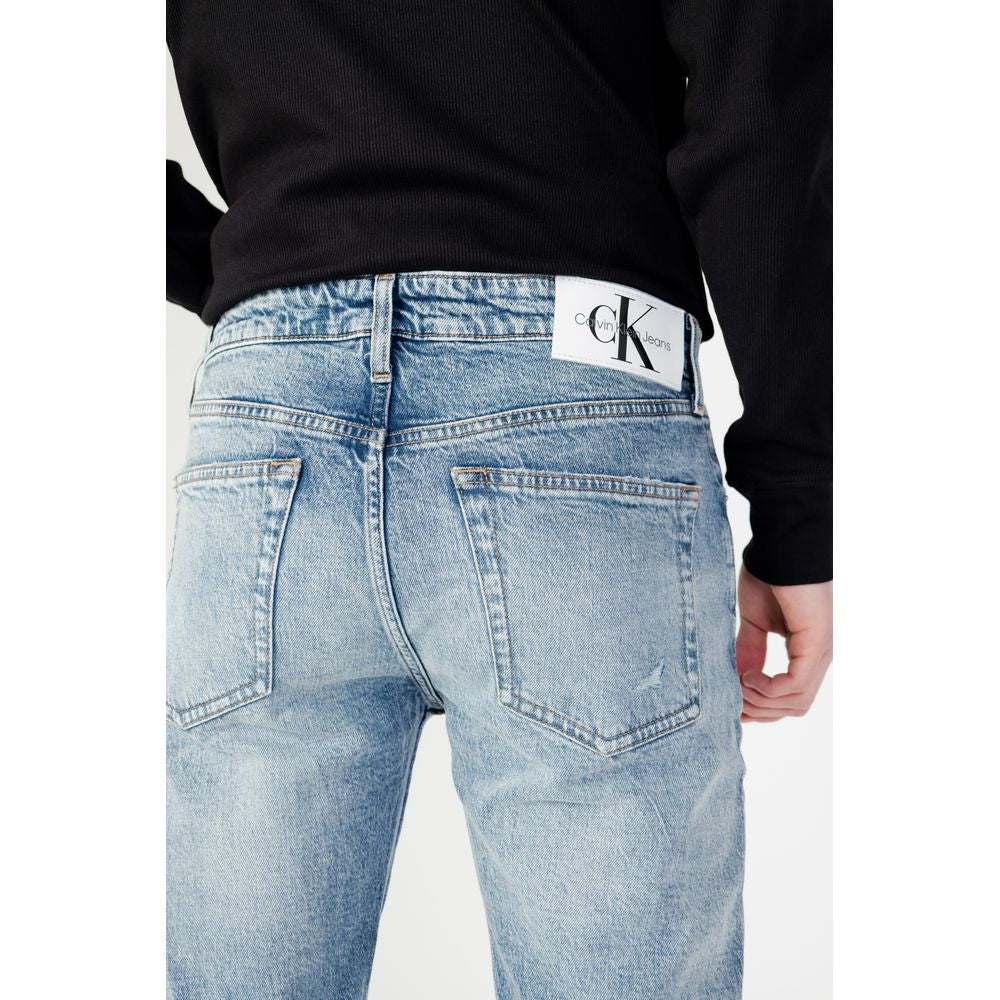 Calvin Klein Jeans Hellblaue Baumwolljeans & Hose