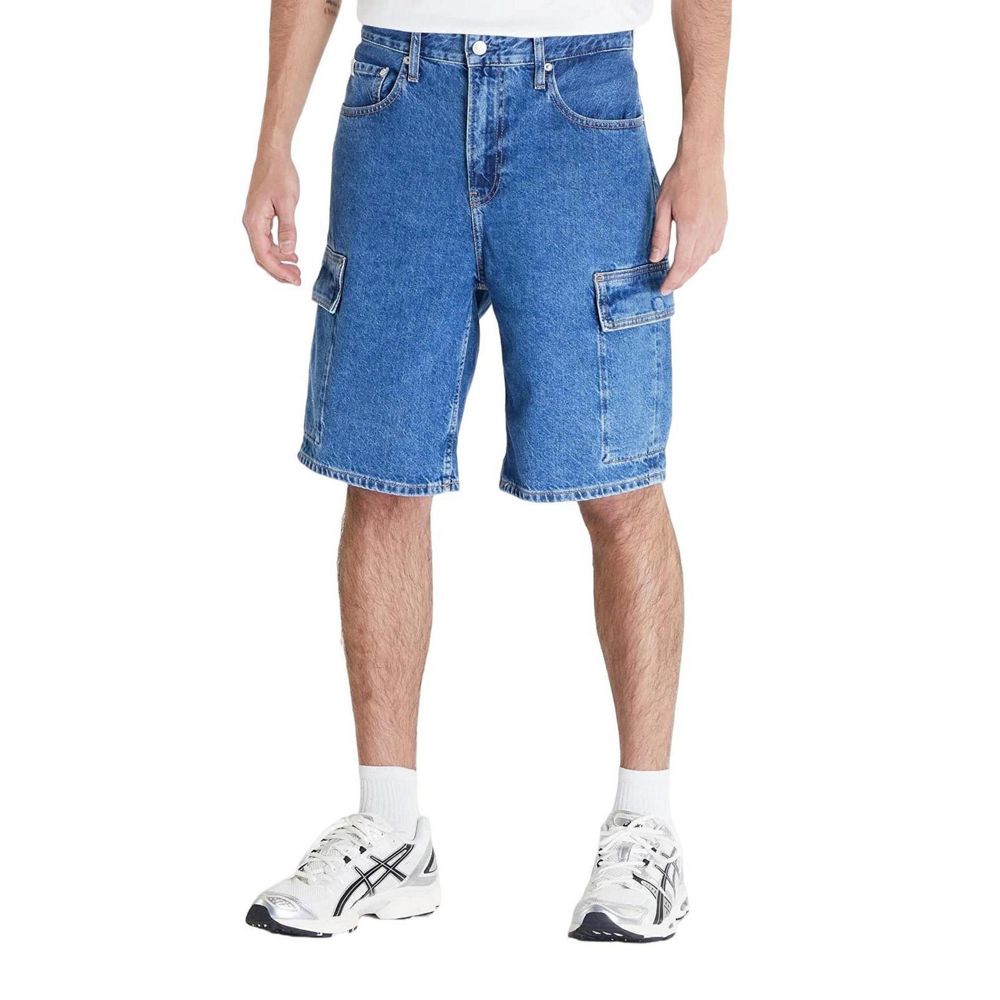 Calvin Klein Jeans Blaue Baumwollshorts