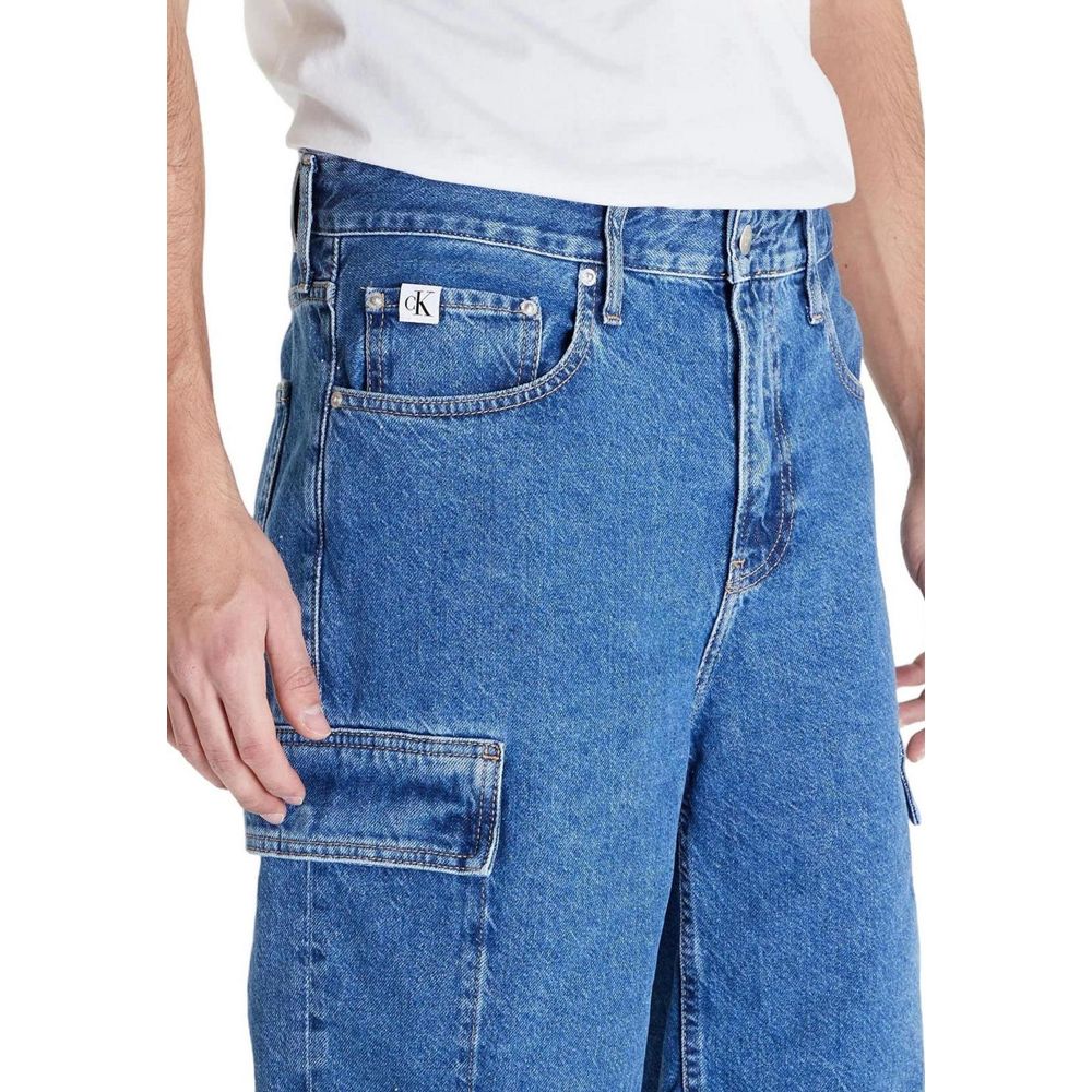 Calvin Klein Jeans Blaue Baumwollshorts