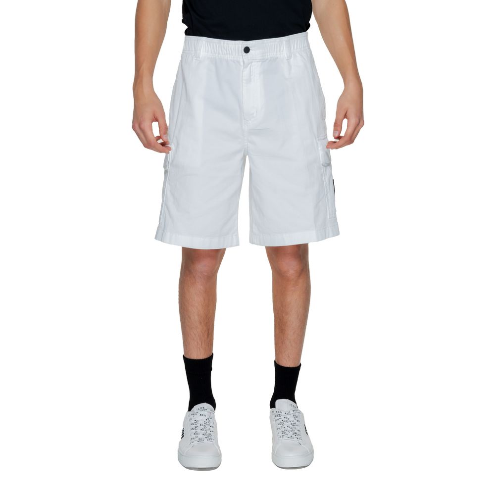 Calvin Klein Jeans Weiße Baumwollshorts