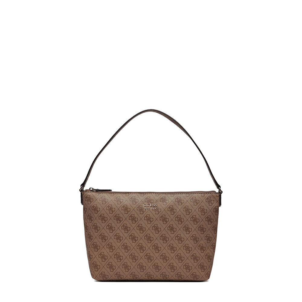 Guess Braune Polyethylen-Handtasche