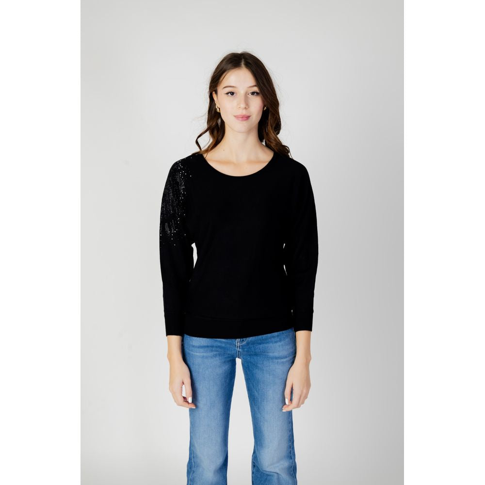 Guess Schwarze Viskose Tops & T-Shirt