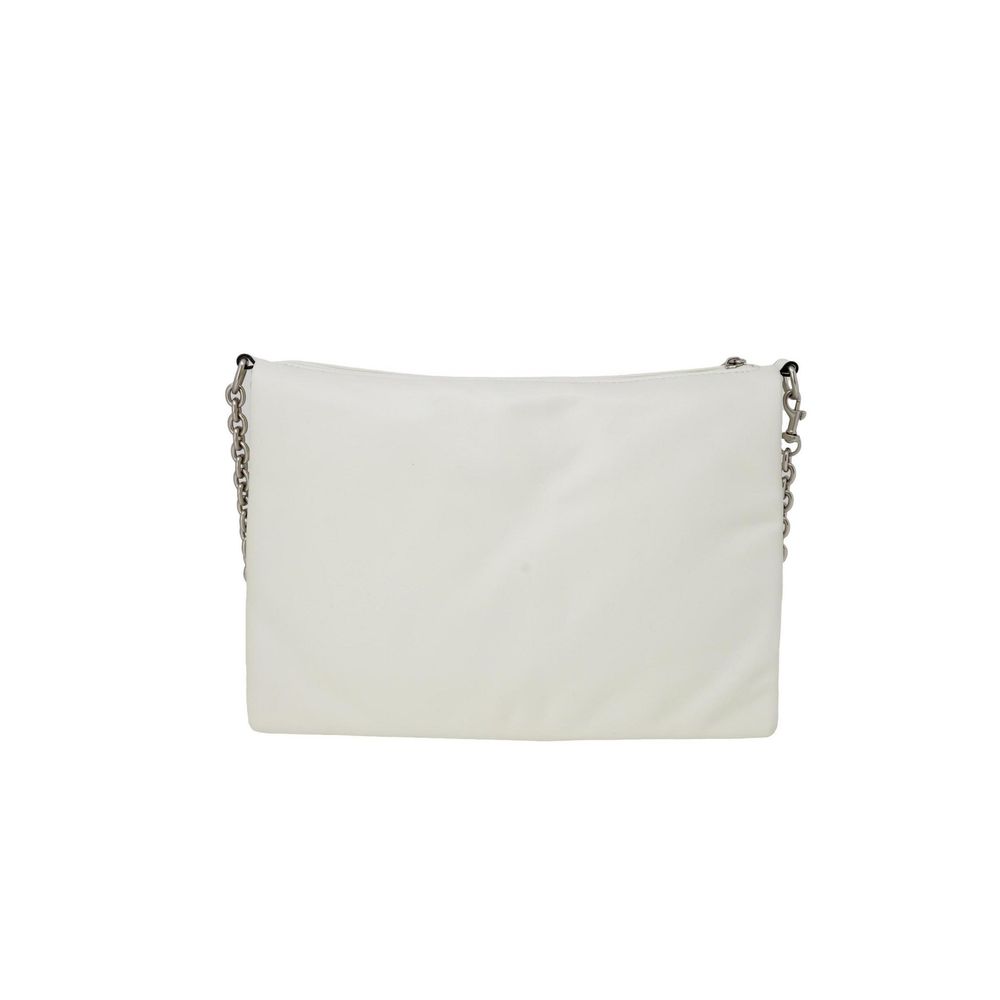 Calvin Klein Cremefarbene Handtasche aus recyceltem Polyester