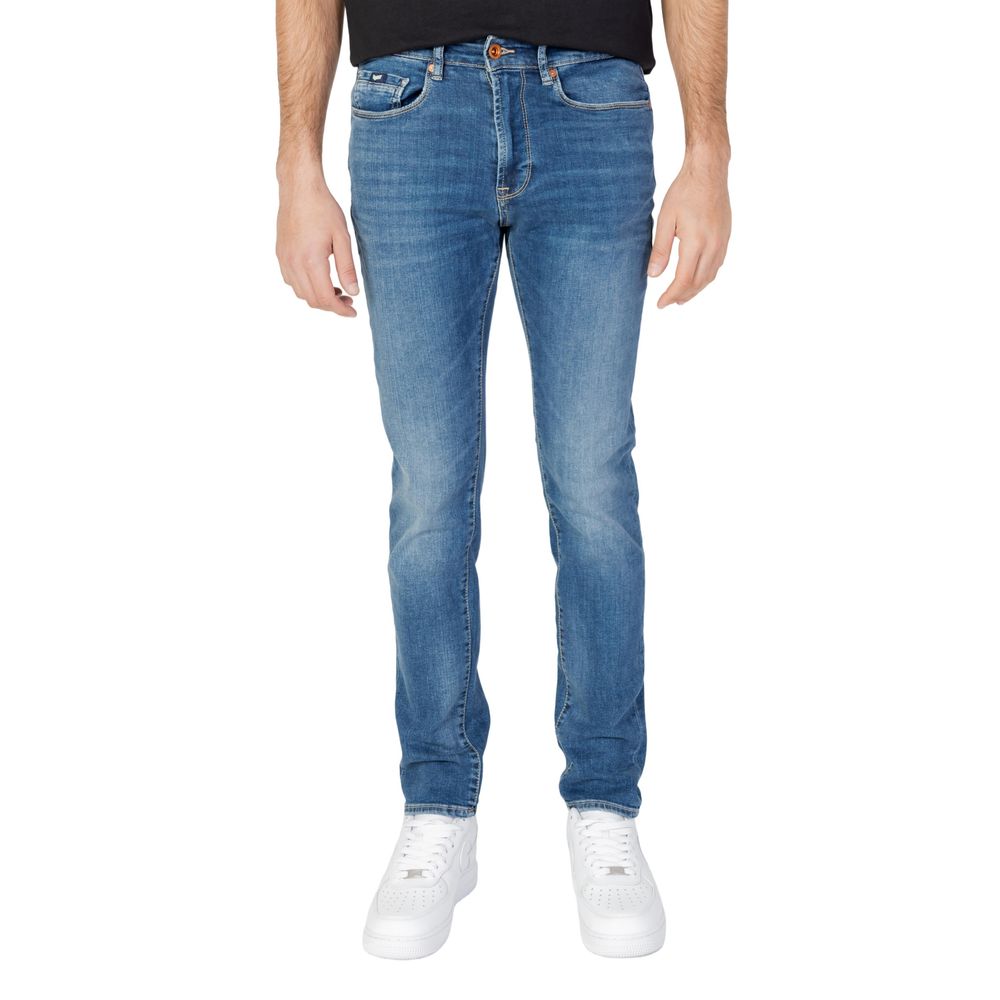 Gas Blaue Baumwolljeans & Hose