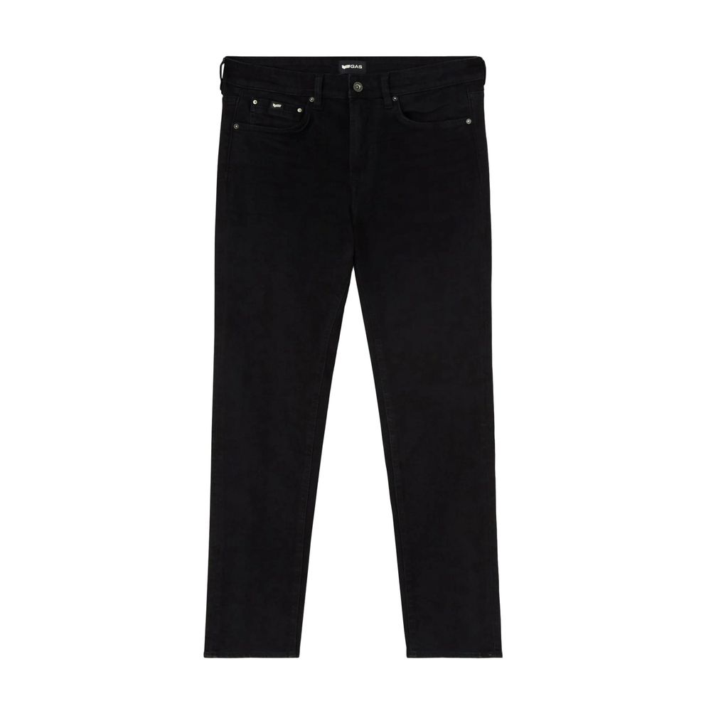 Gas Schwarze Baumwolljeans & Hose