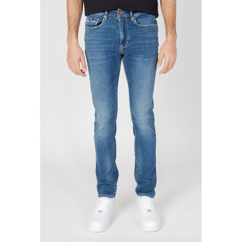 Gas Blaue Baumwolljeans & Hose