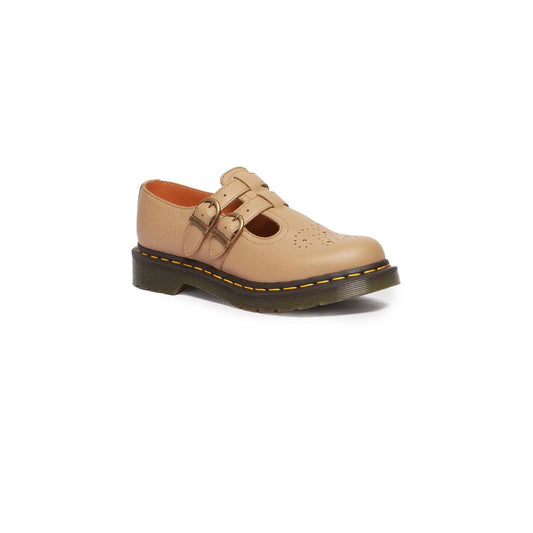 Dr. Martens Flacher Schuh aus Leder in Beige