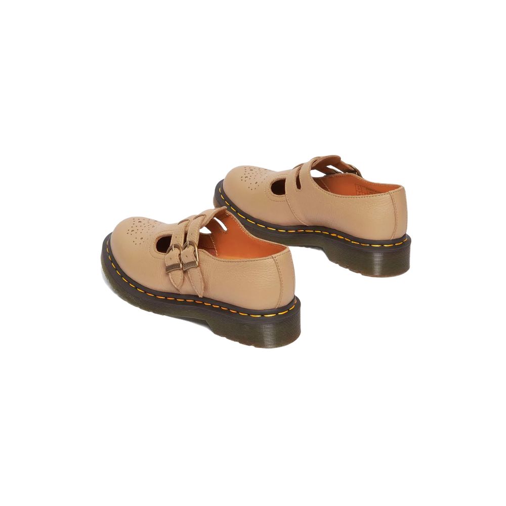 Dr. Martens Flacher Schuh aus Leder in Beige