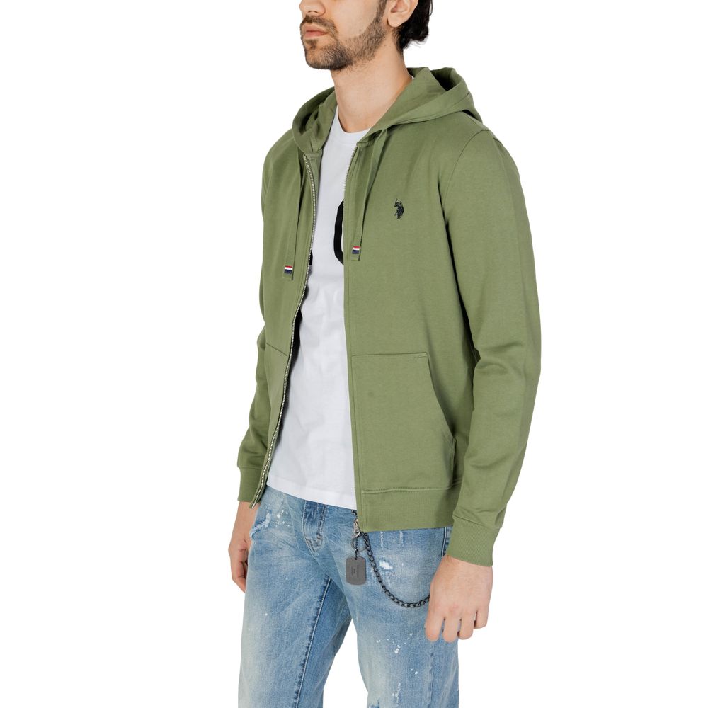 U.S. POLO ASSN. Grüner Baumwollpullover