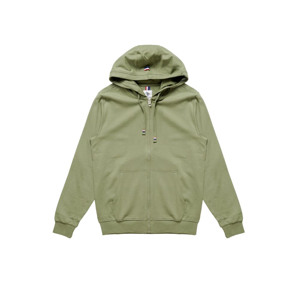 U.S. POLO ASSN. Grüner Baumwollpullover