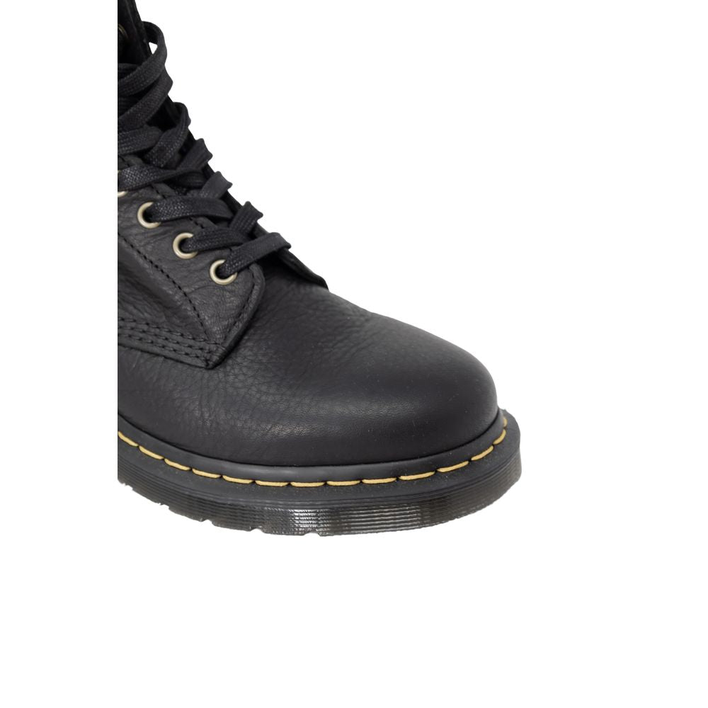 Dr. Martens Schwarzer Lederstiefel