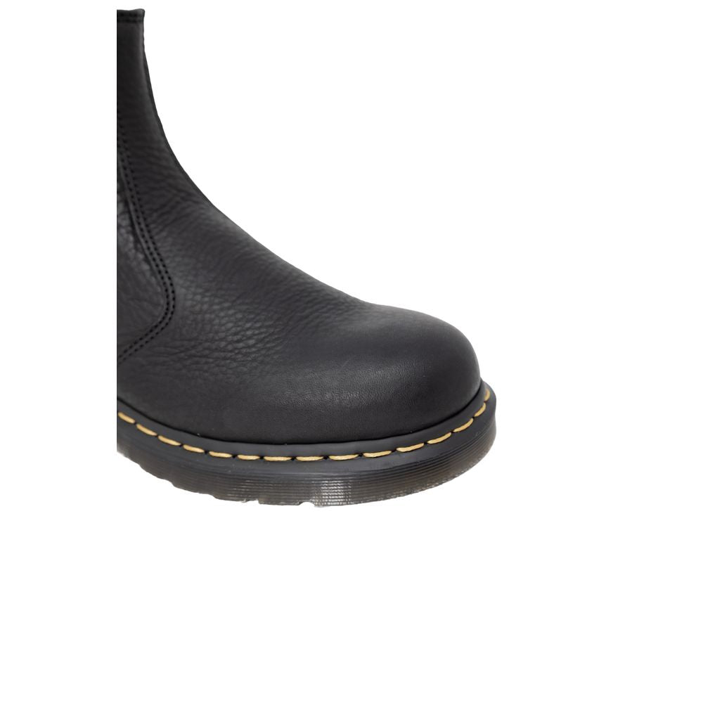 Dr. Martens Schwarzer Lederstiefel