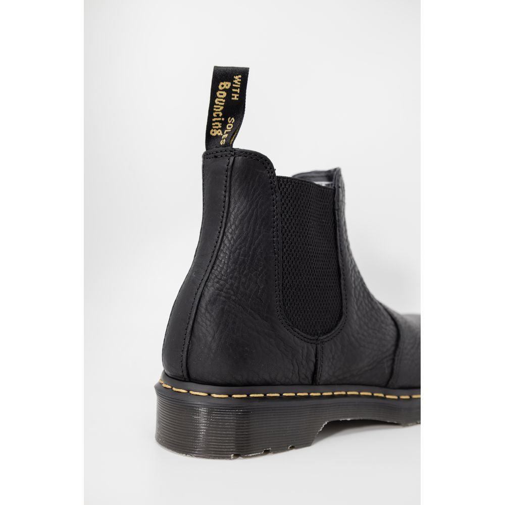 Dr. Martens Schwarzer Lederstiefel