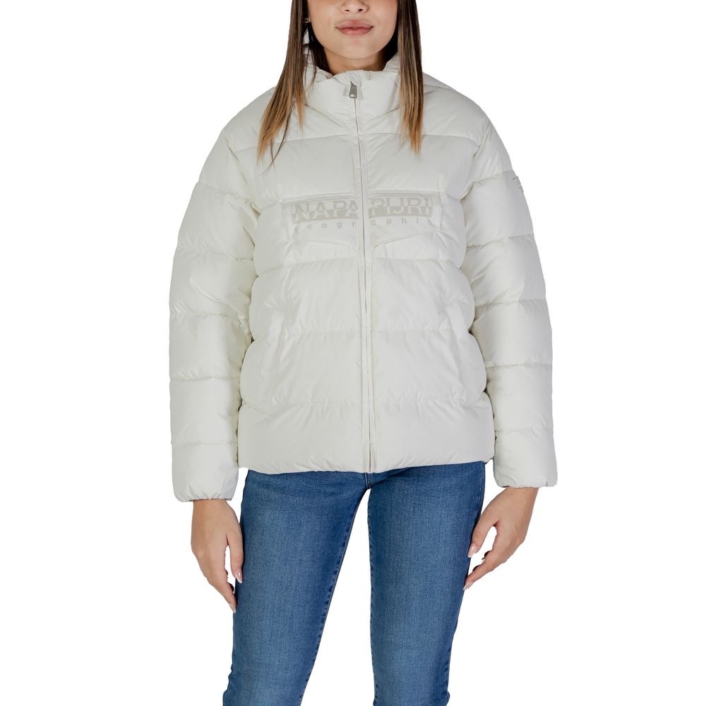 Napapijri Weiße Polyester Jacken & Mantel