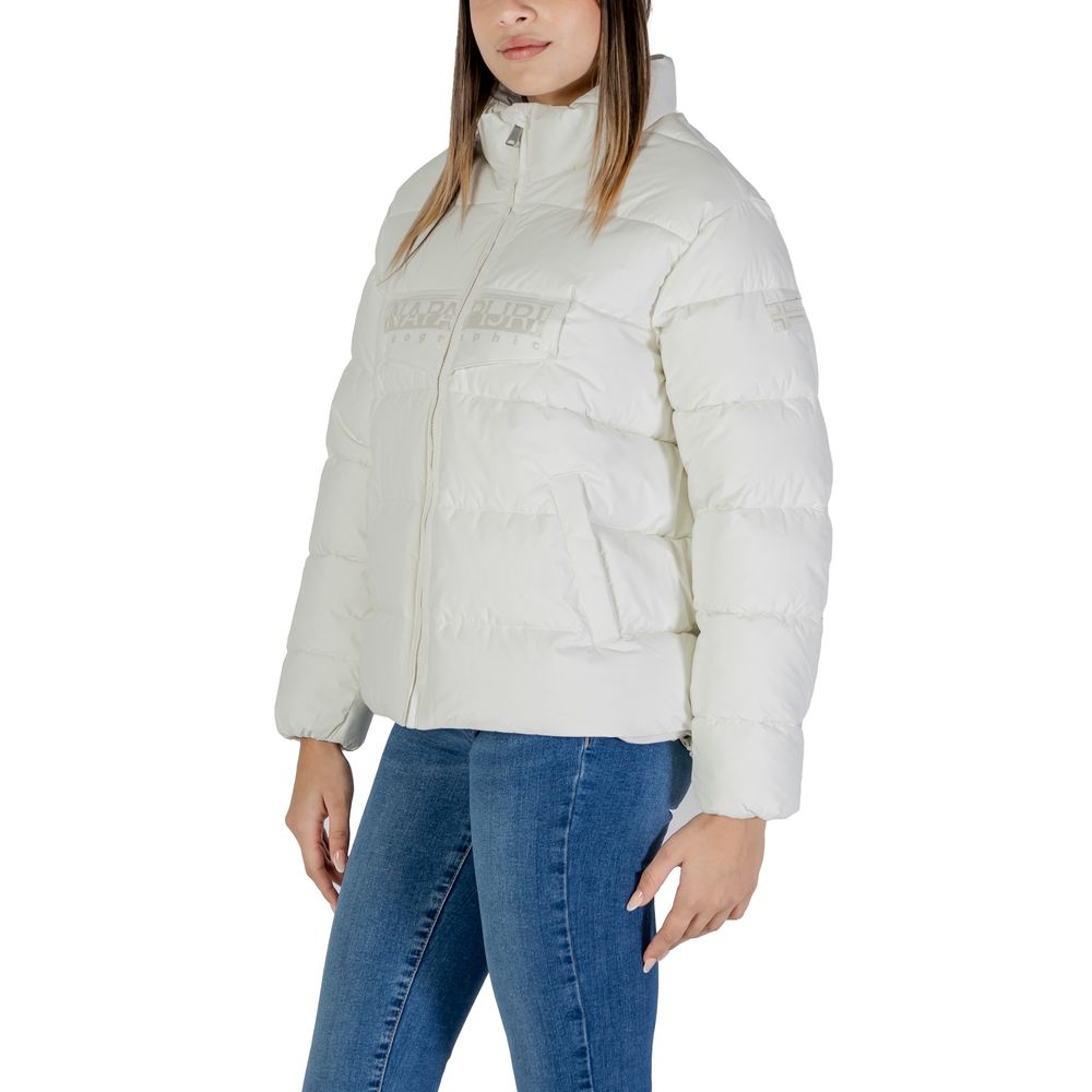 Napapijri Weiße Polyester Jacken & Mantel