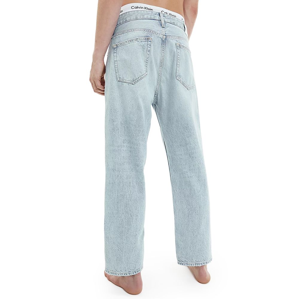 Calvin Klein Jeans Hellblaue Baumwolljeans & Hose