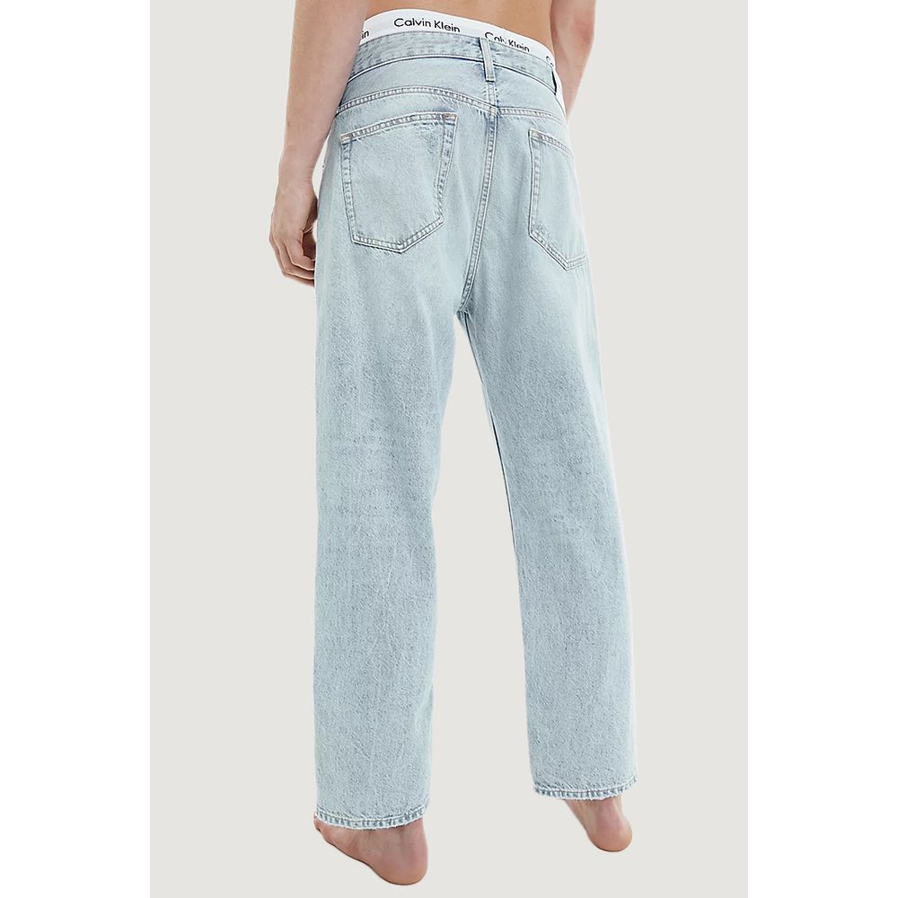 Calvin Klein Jeans Hellblaue Baumwolljeans & Hose