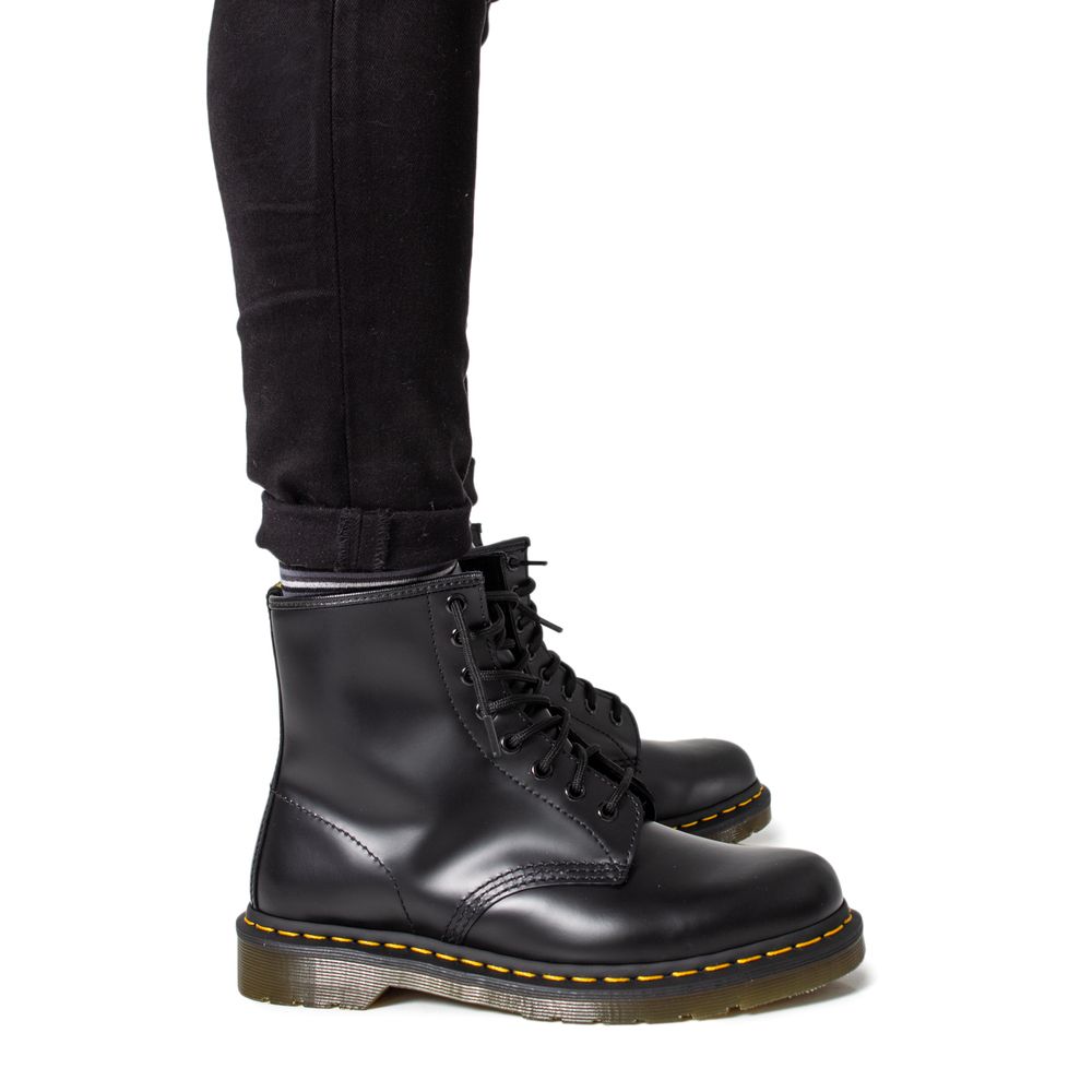 Dr. Martens Schwarzer Lederstiefel