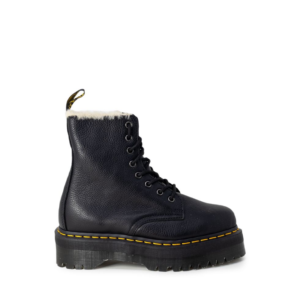 Dr. Martens Schwarzer Lederstiefel