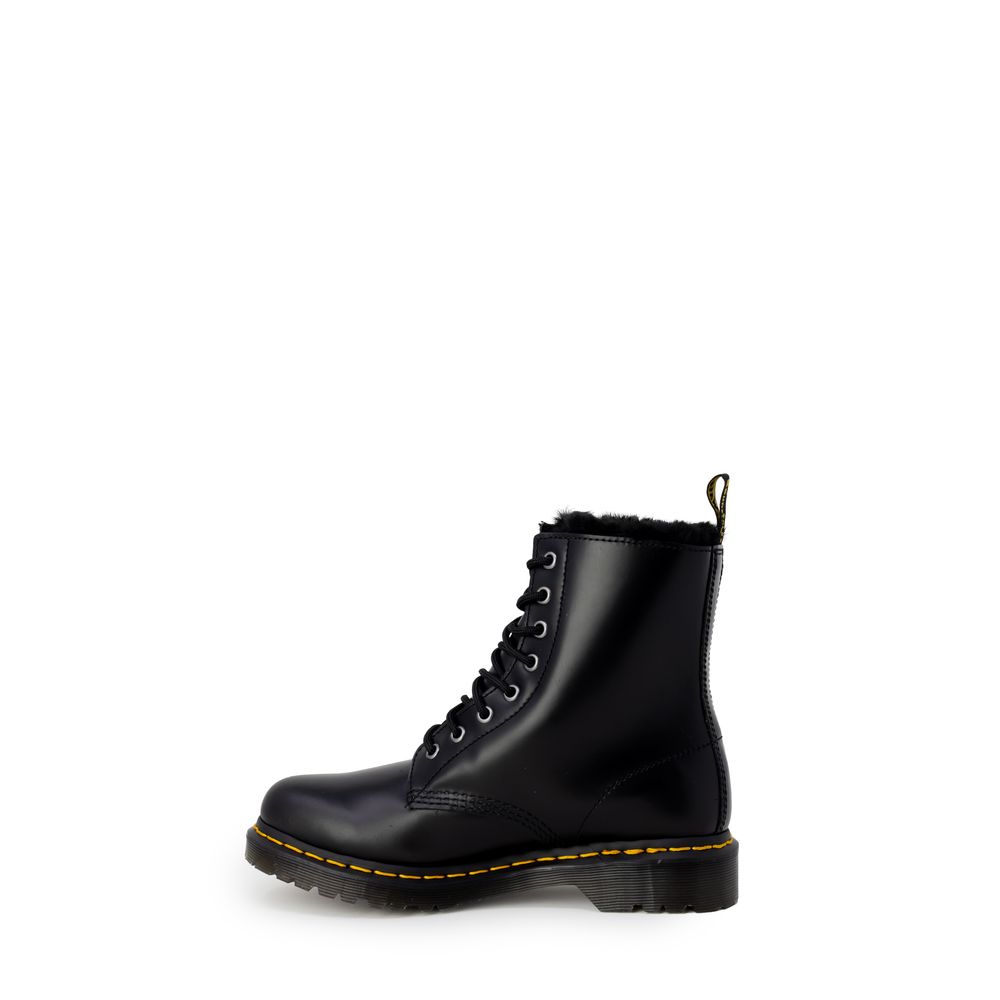 Dr. Martens Schwarzer Lederstiefel