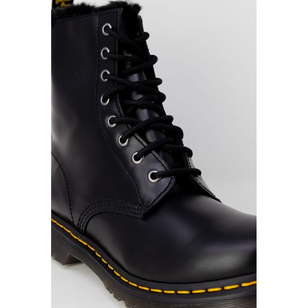 Dr. Martens Schwarzer Lederstiefel