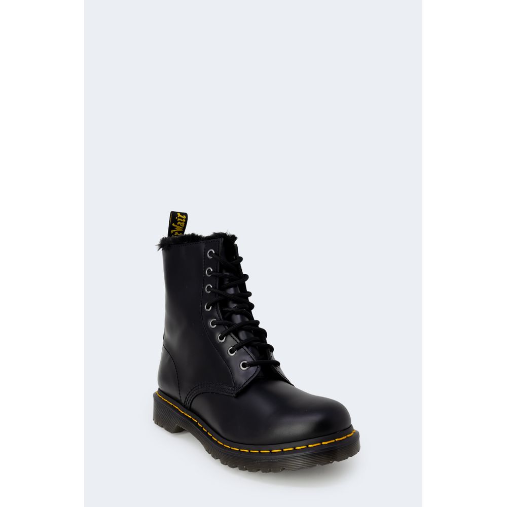 Dr. Martens Schwarzer Lederstiefel