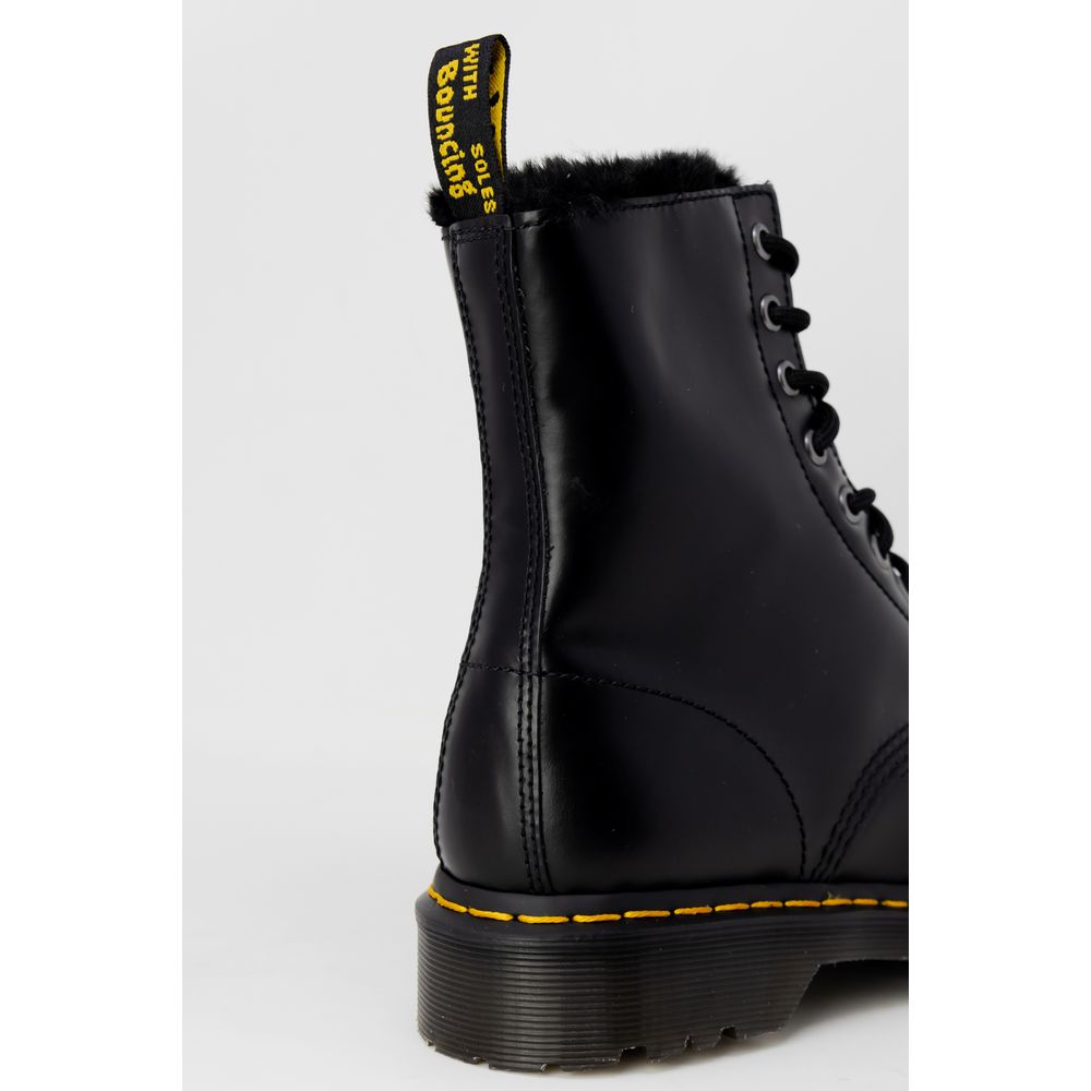 Dr. Martens Schwarzer Lederstiefel