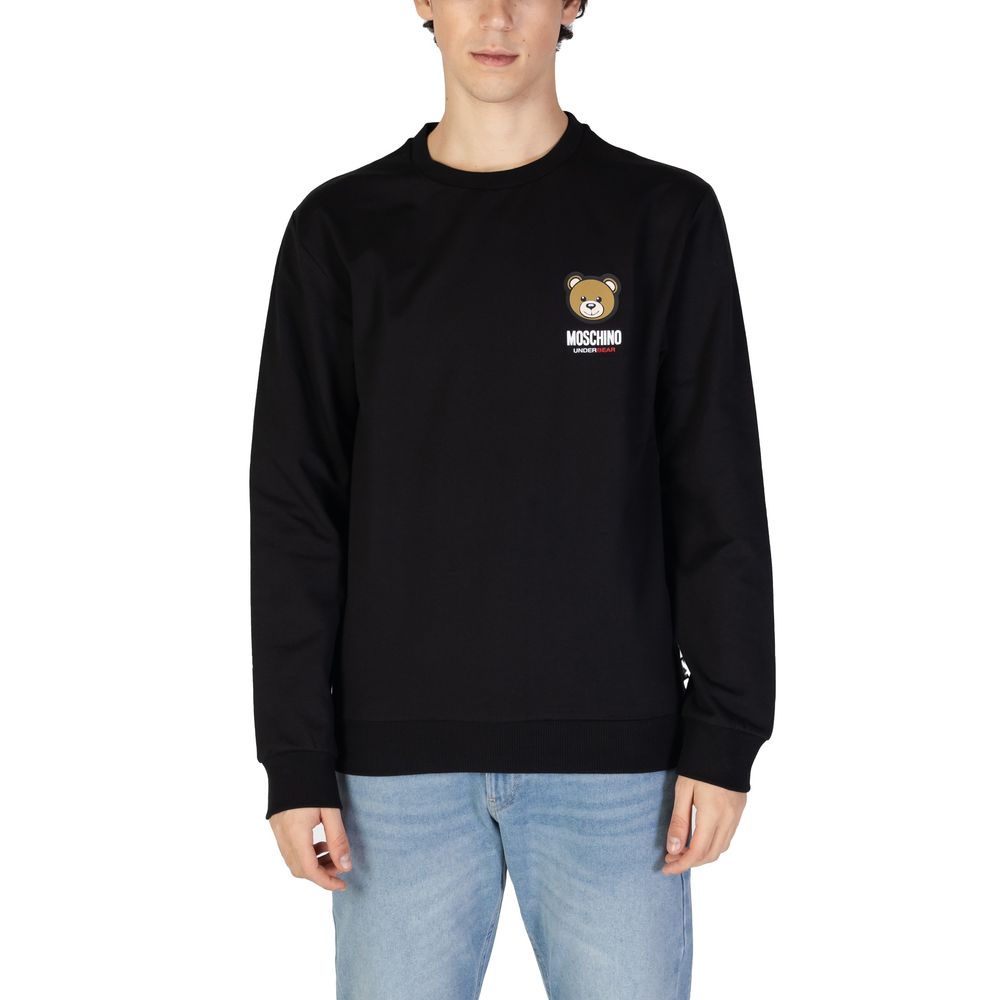 Moschino Schwarzer Baumwollpullover