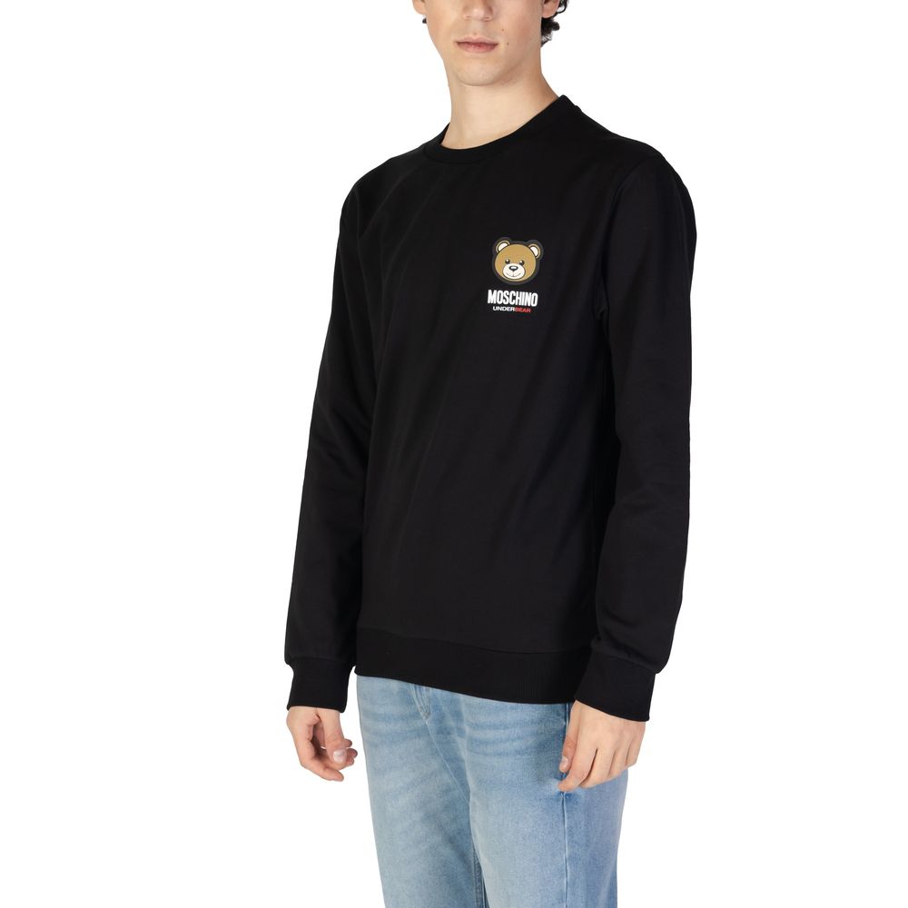 Moschino Schwarzer Baumwollpullover