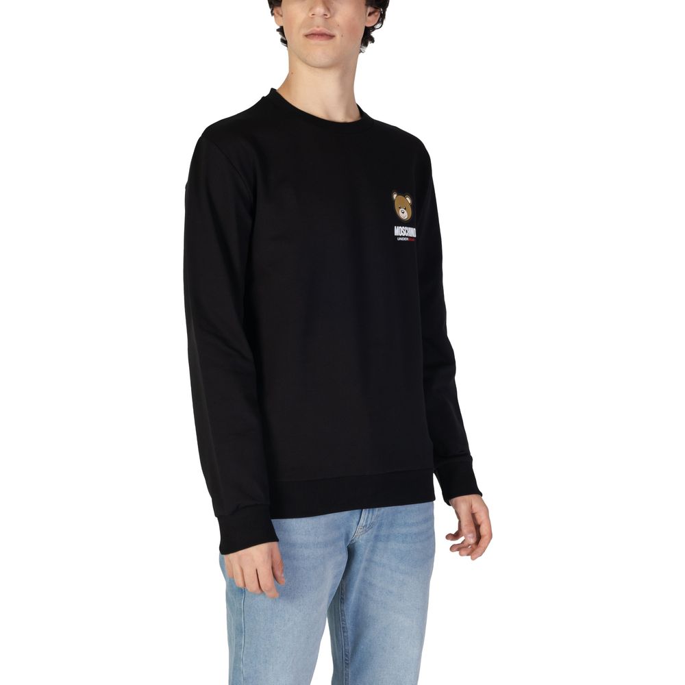 Moschino Schwarzer Baumwollpullover