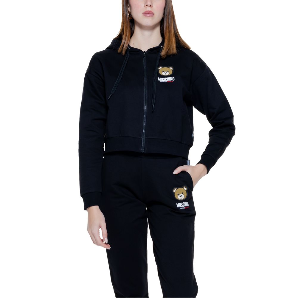 Moschino Schwarzer Baumwollpullover