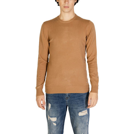 Gianni Lupo Brauner Polyester-Pullover