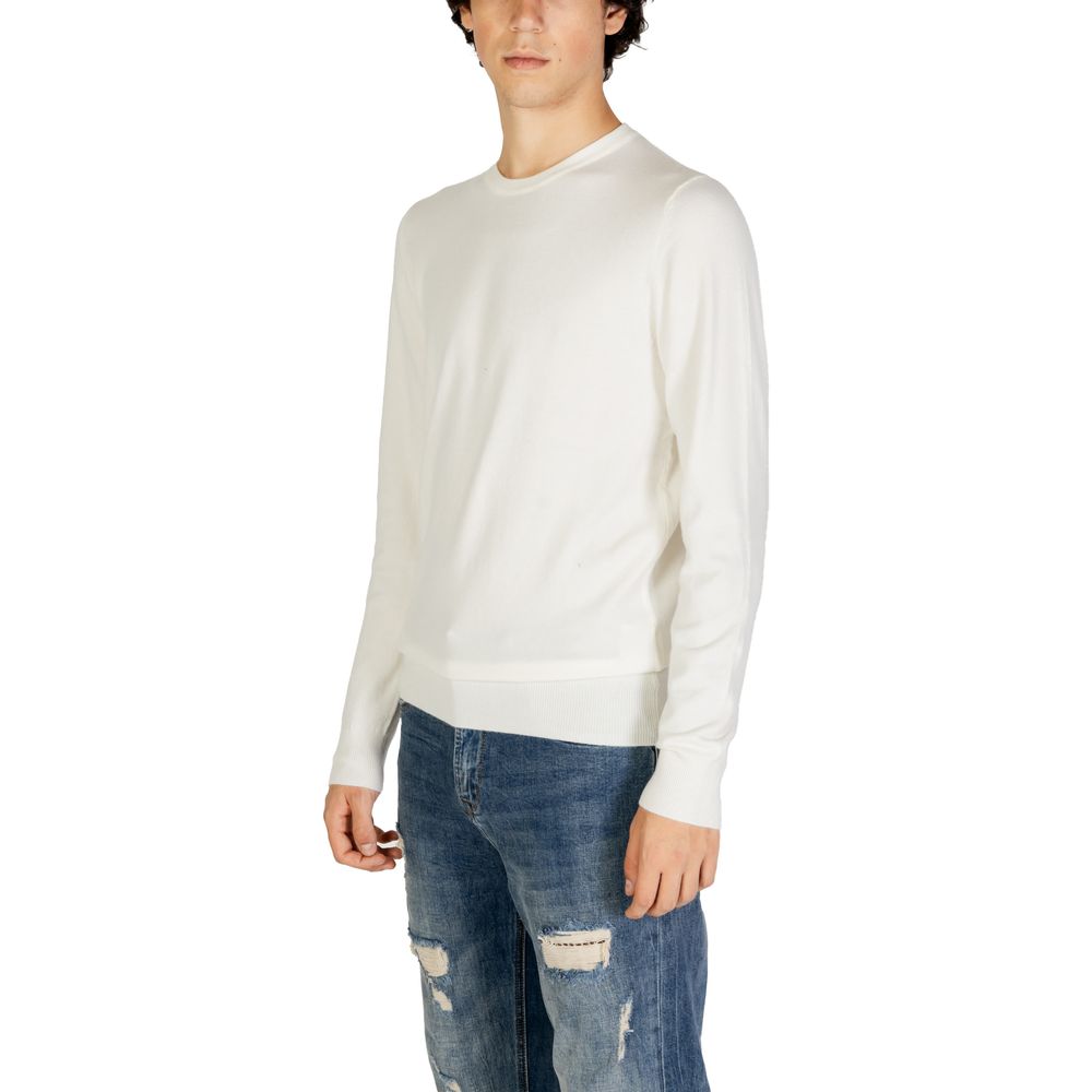 Gianni Lupo Cremefarbener Polyester-Pullover