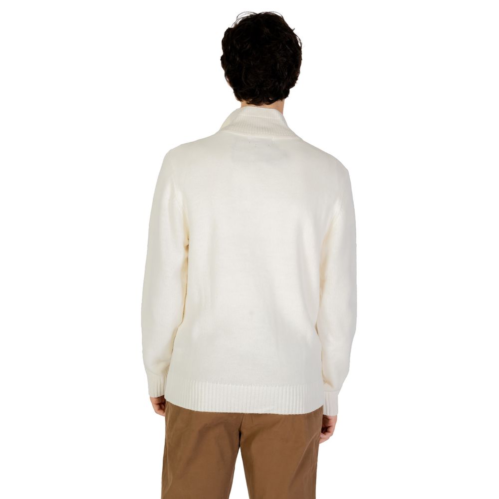 Gianni Lupo Pullover aus cremefarbenem Acryl