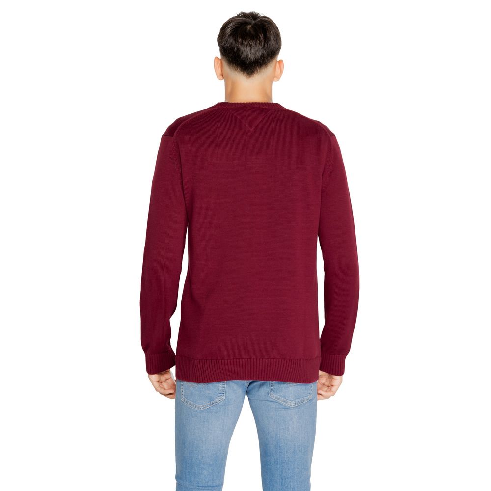 Tommy Hilfiger Jeans Bordeaux Pullover aus Bio-Baumwolle