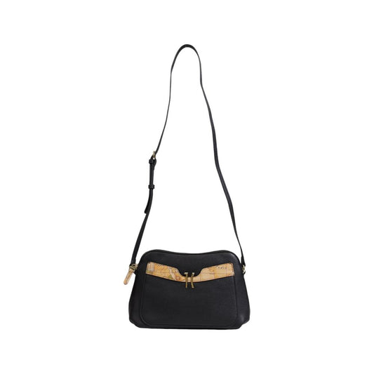 Alviero Martini Prima Classe Schwarze Polyethylen-Handtasche