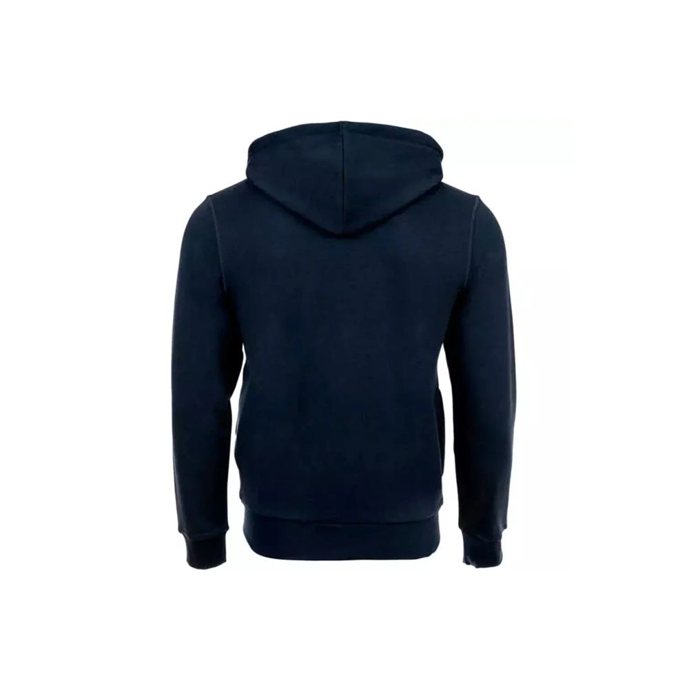 Emporio Armani Underwear Blauer Baumwollpullover