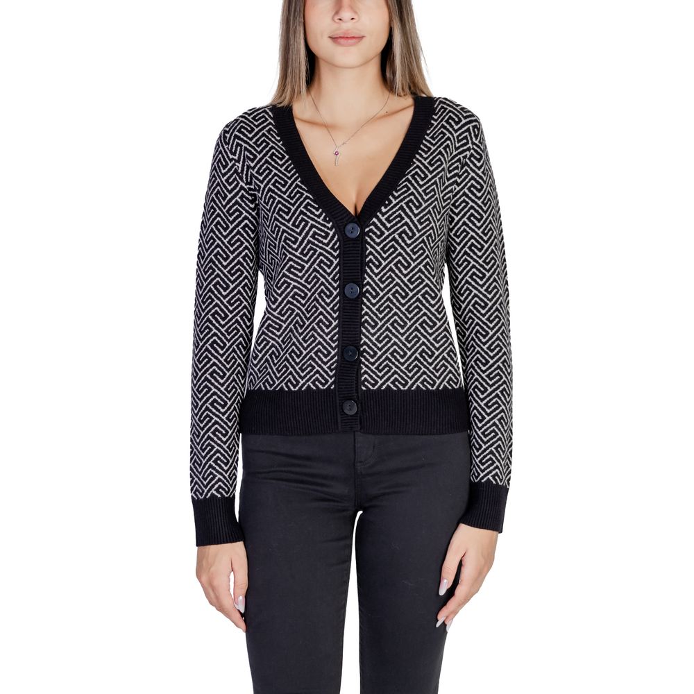 Vero Moda Schwarze Viskose-Strickjacke