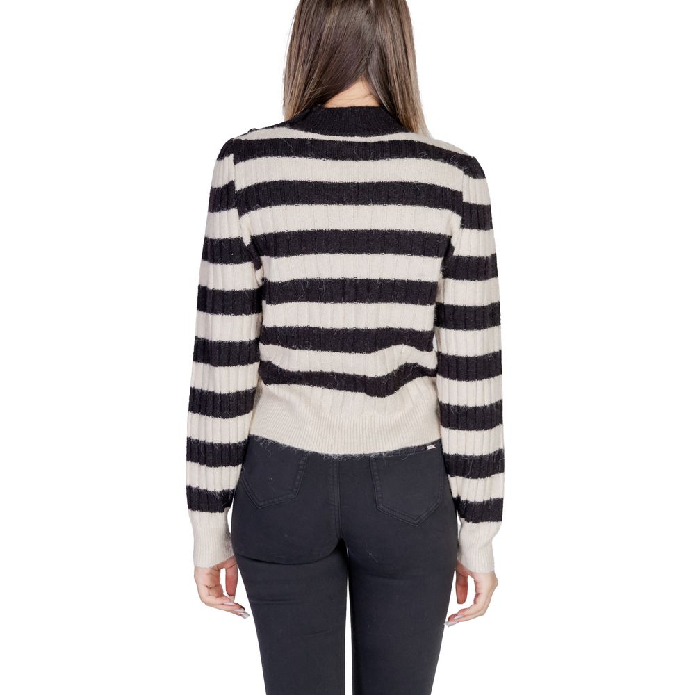 Vero Moda Beigefarbener Polyester-Pullover