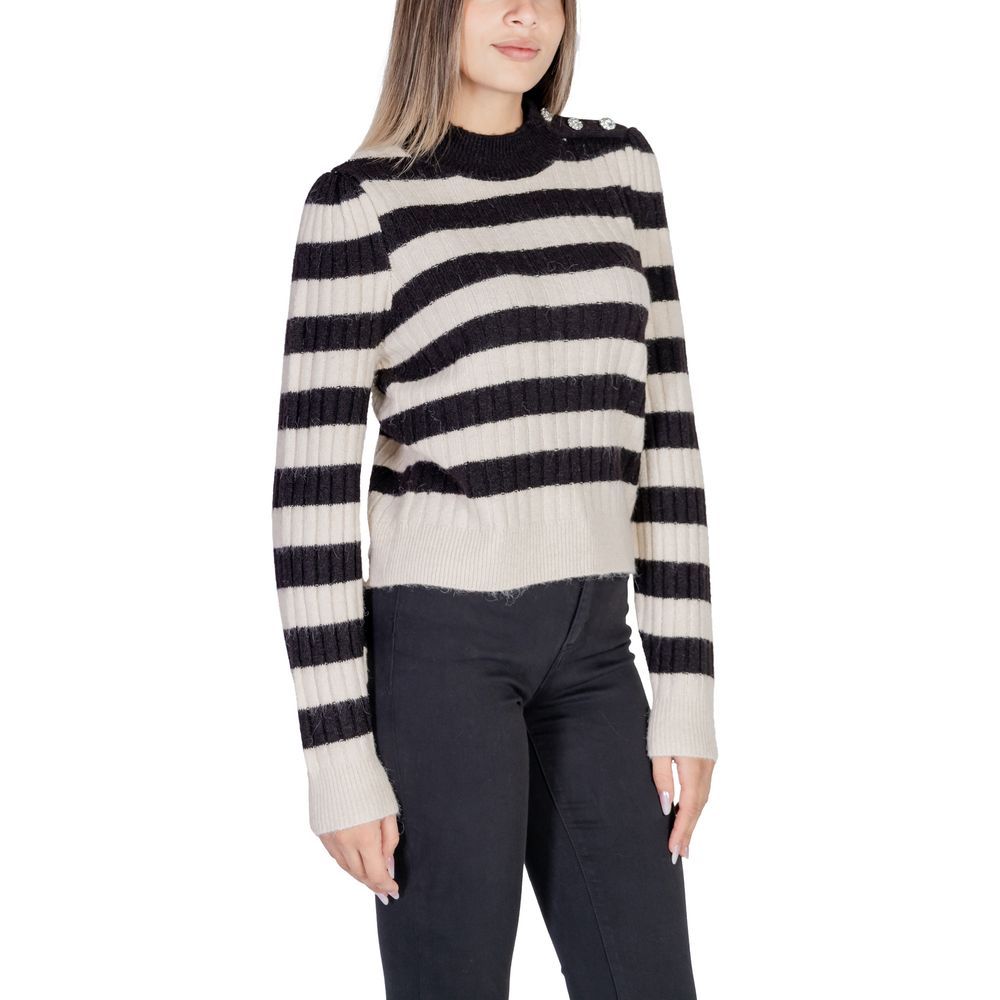 Vero Moda Beigefarbener Polyester-Pullover