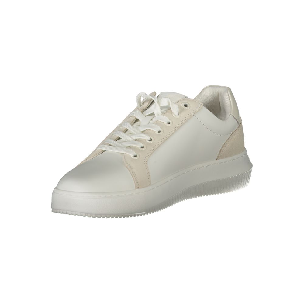 Calvin Klein Sneaker aus weißem Polyester