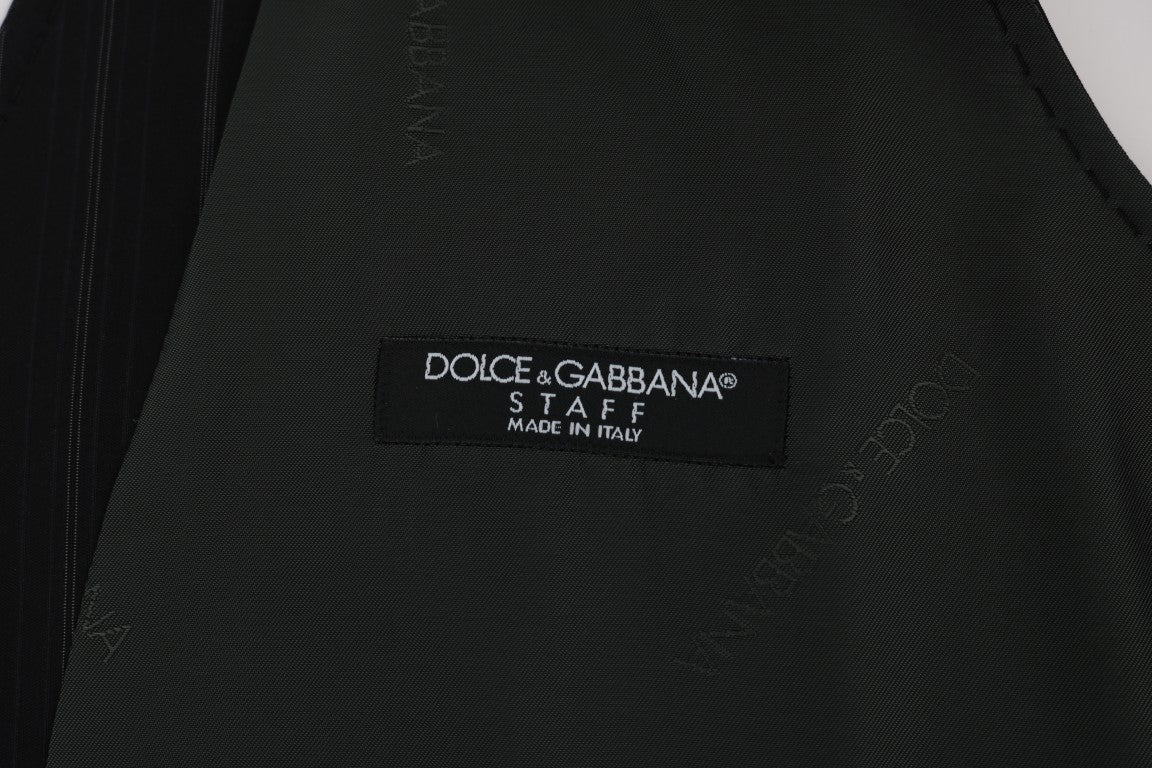 Dolce &amp; Gabbana Elegant Striped Waistcoat