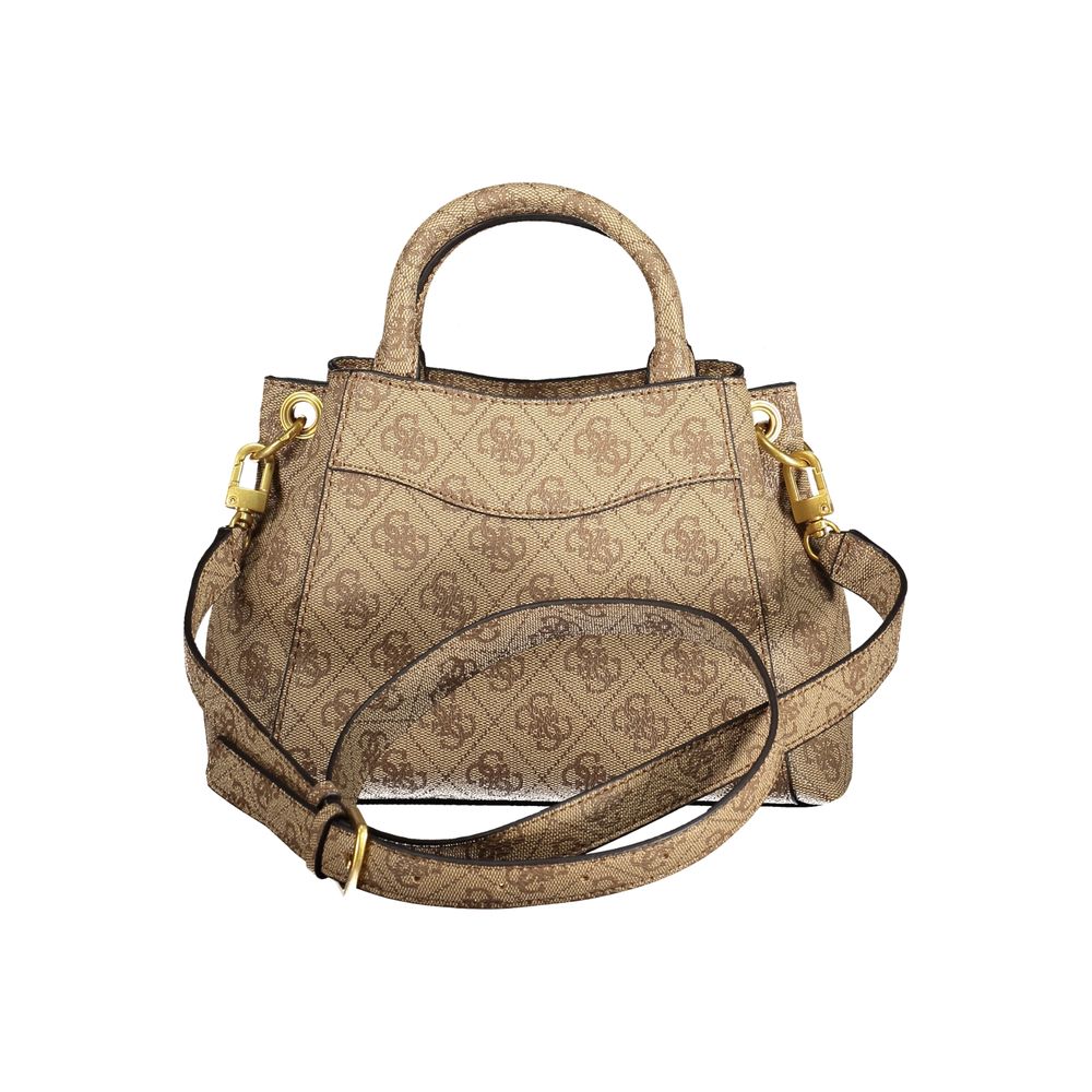 Guess Jeans Beige Polyethylen Handtasche