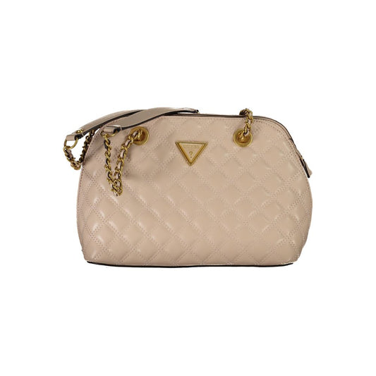 Guess Jeans Beige Polyethylen Handtasche