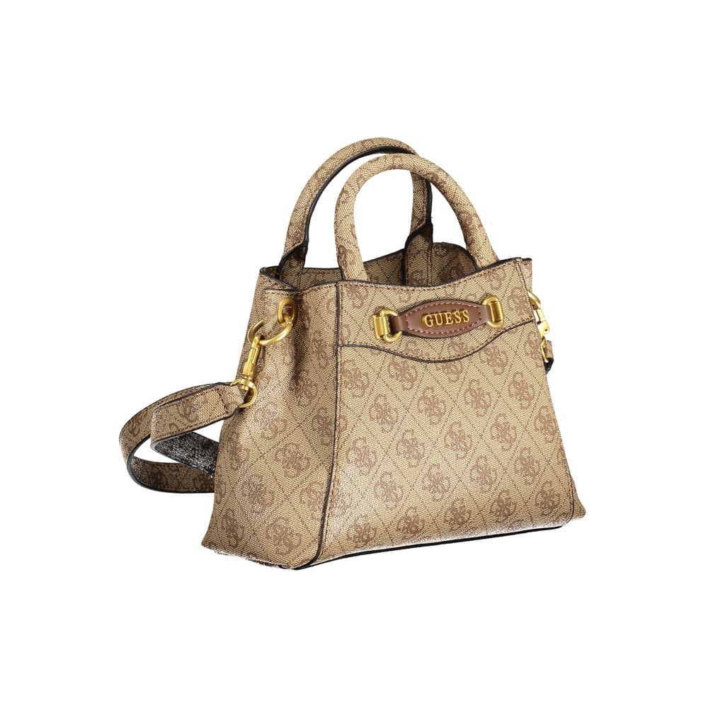 Guess Jeans Beige Polyethylen Handtasche